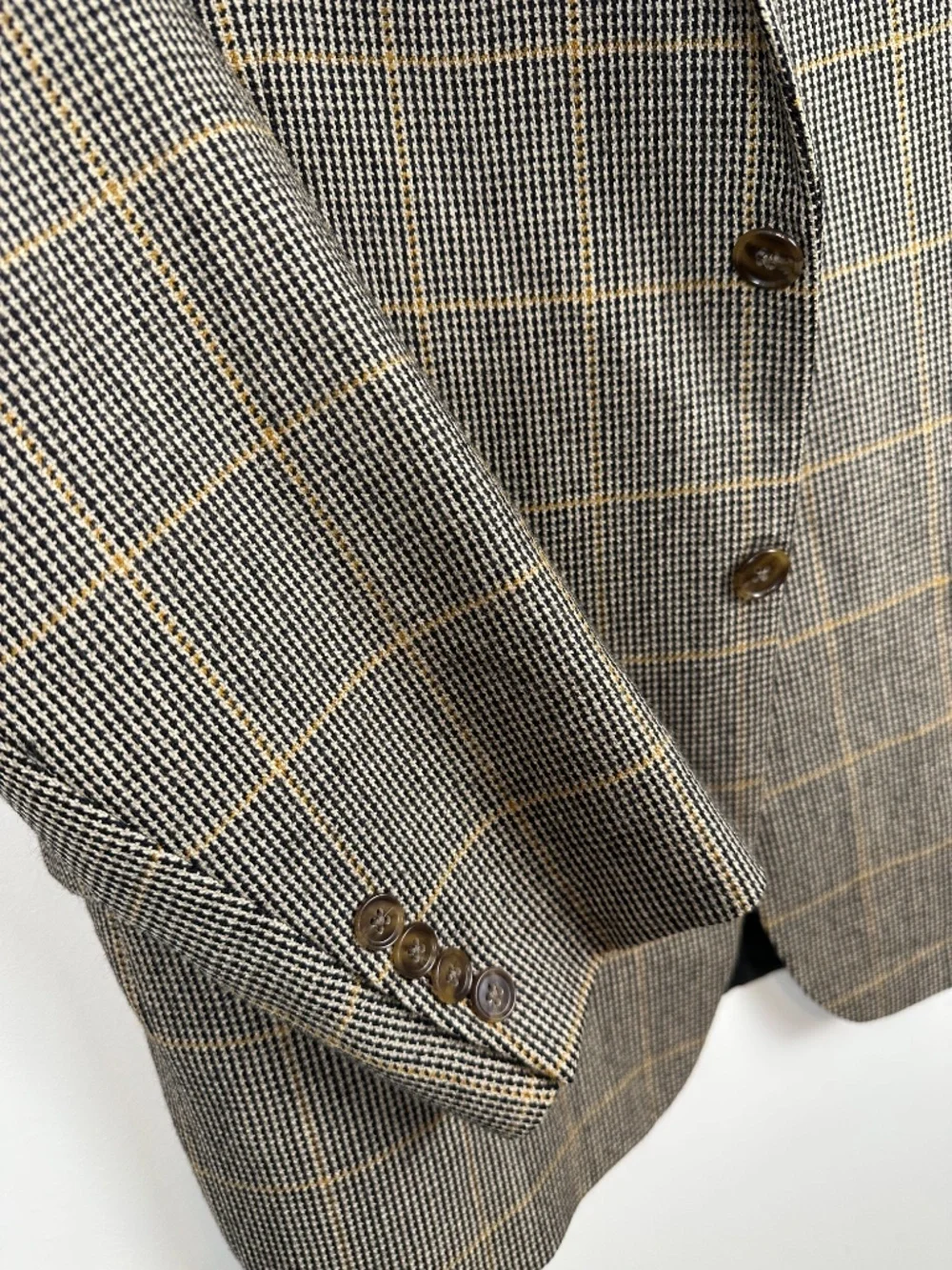 Lauren Ralph Lauren Men’s Wool Houndstooth Plaid Blazer Sport Coat 42R